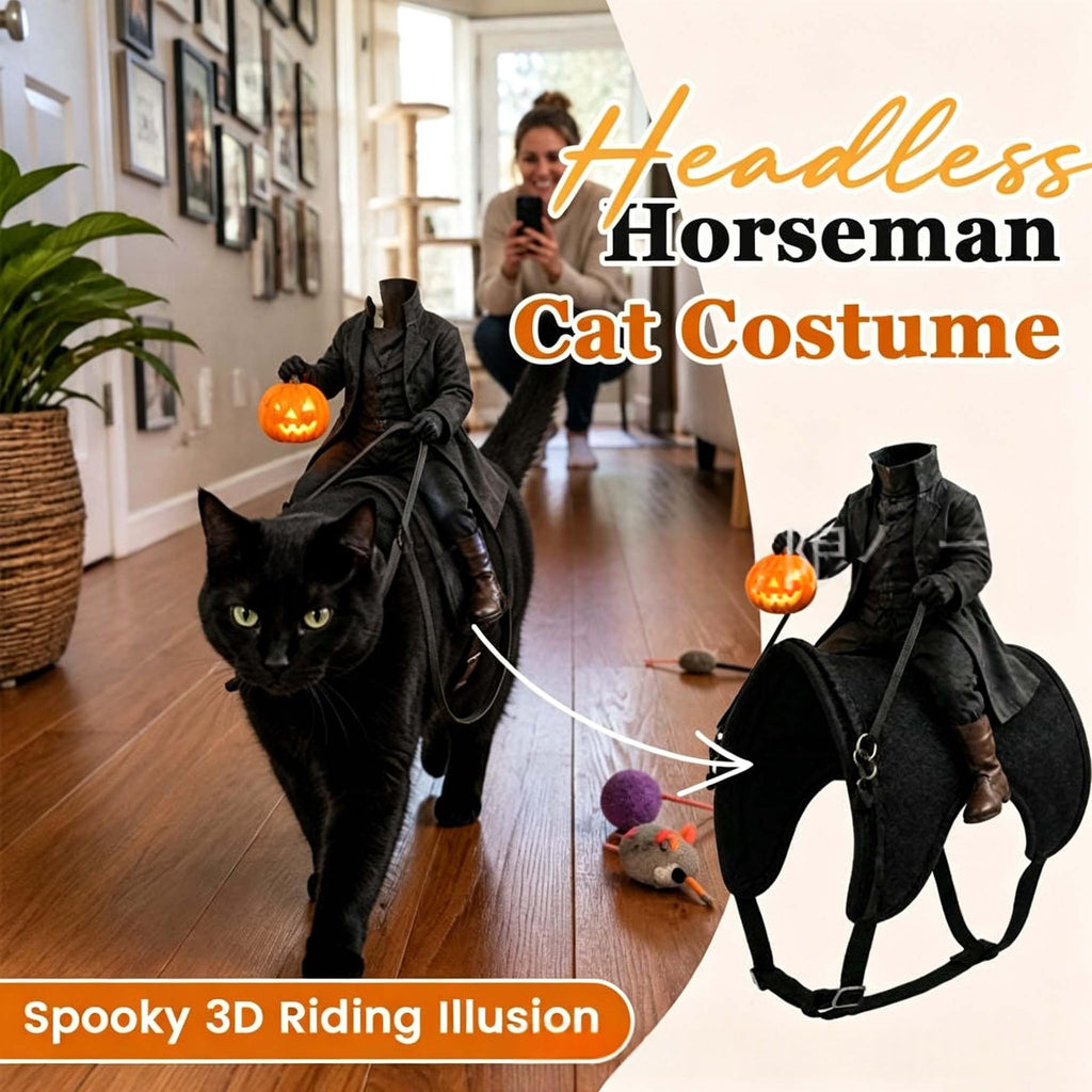 Headless Horseman Costume for Cats – Petoween (3)