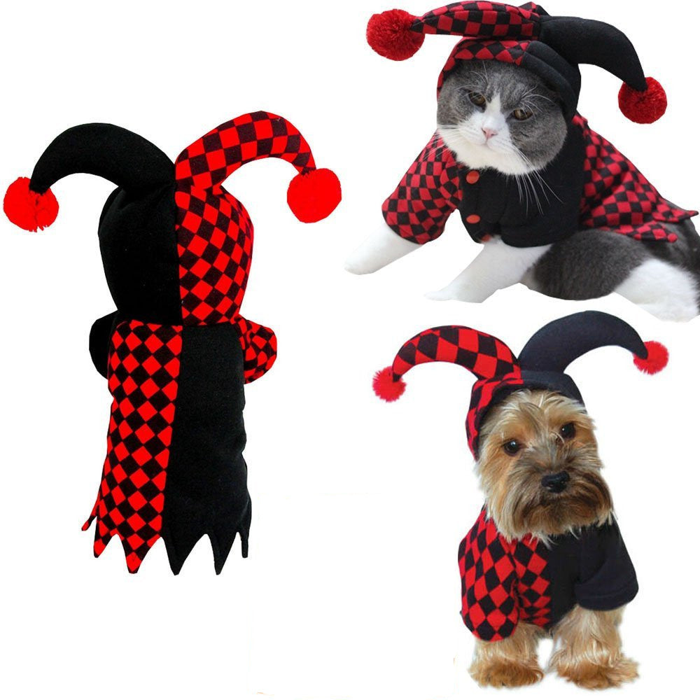 Clown Costume for Cats & Dogs – Petoween