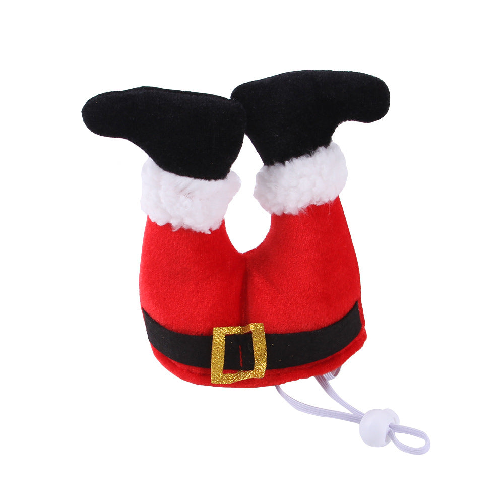 Santa Hat with Legs for Cats & Dogs – Petoween (2)