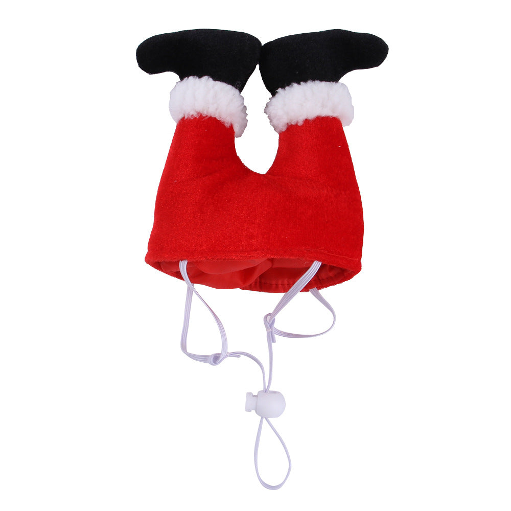 Santa Hat with Legs for Cats & Dogs – Petoween (3)