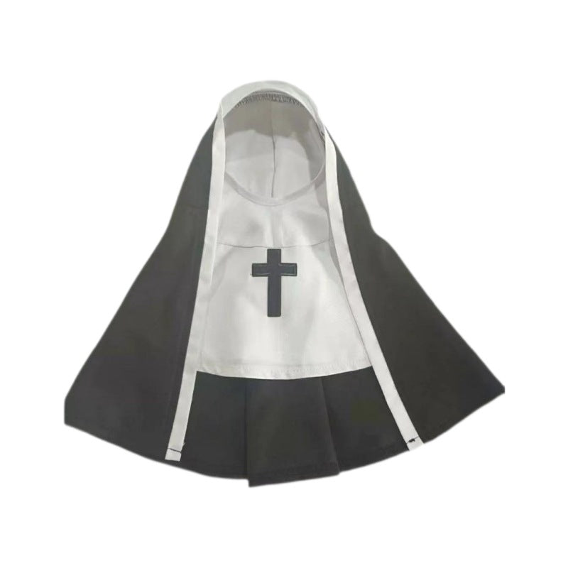 Nun Costume with Cross for Cats & Dogs – Petoween (6)