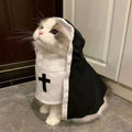 Nun Costume with Cross for Cats & Dogs – Petoween