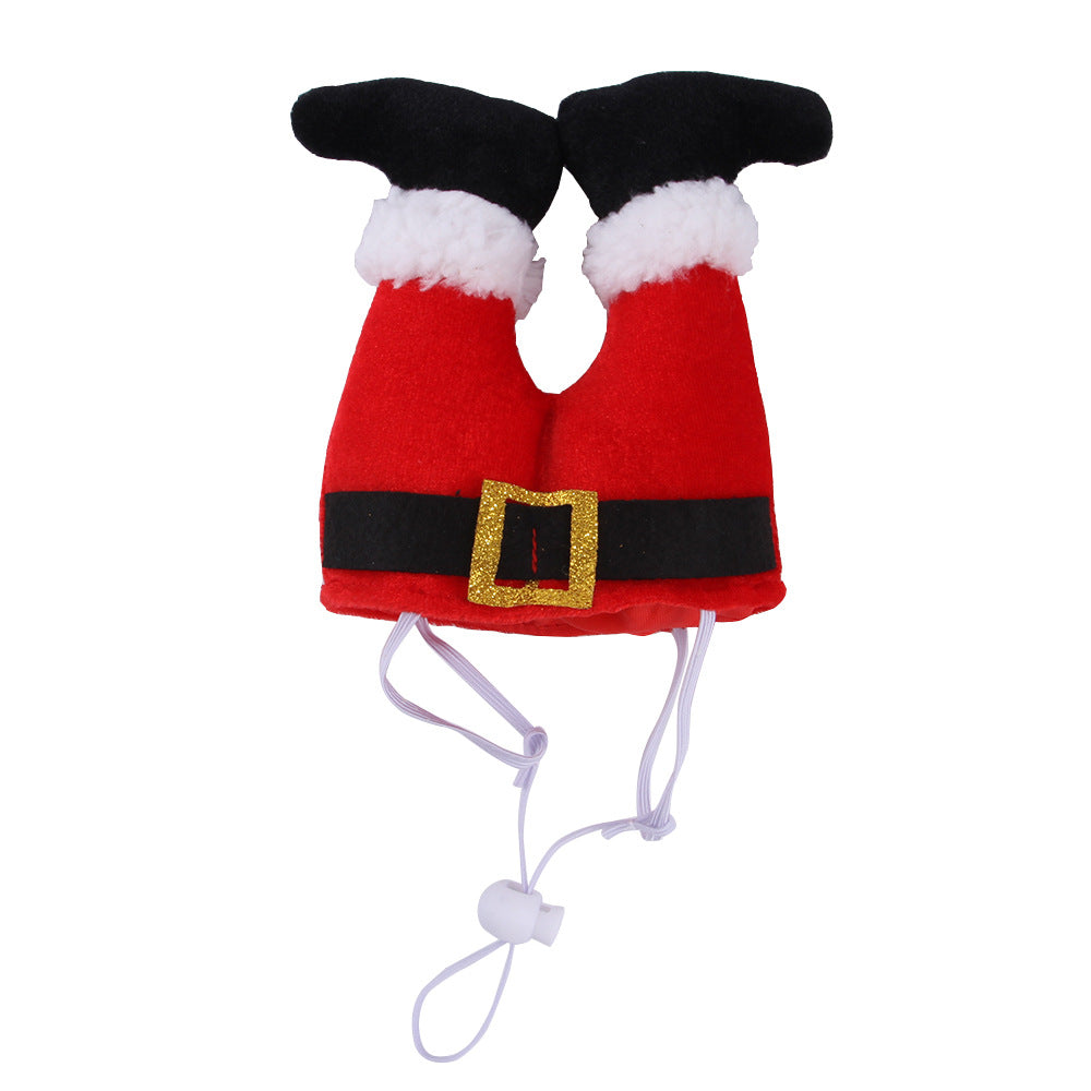 Santa Hat with Legs for Cats & Dogs – Petoween (4)