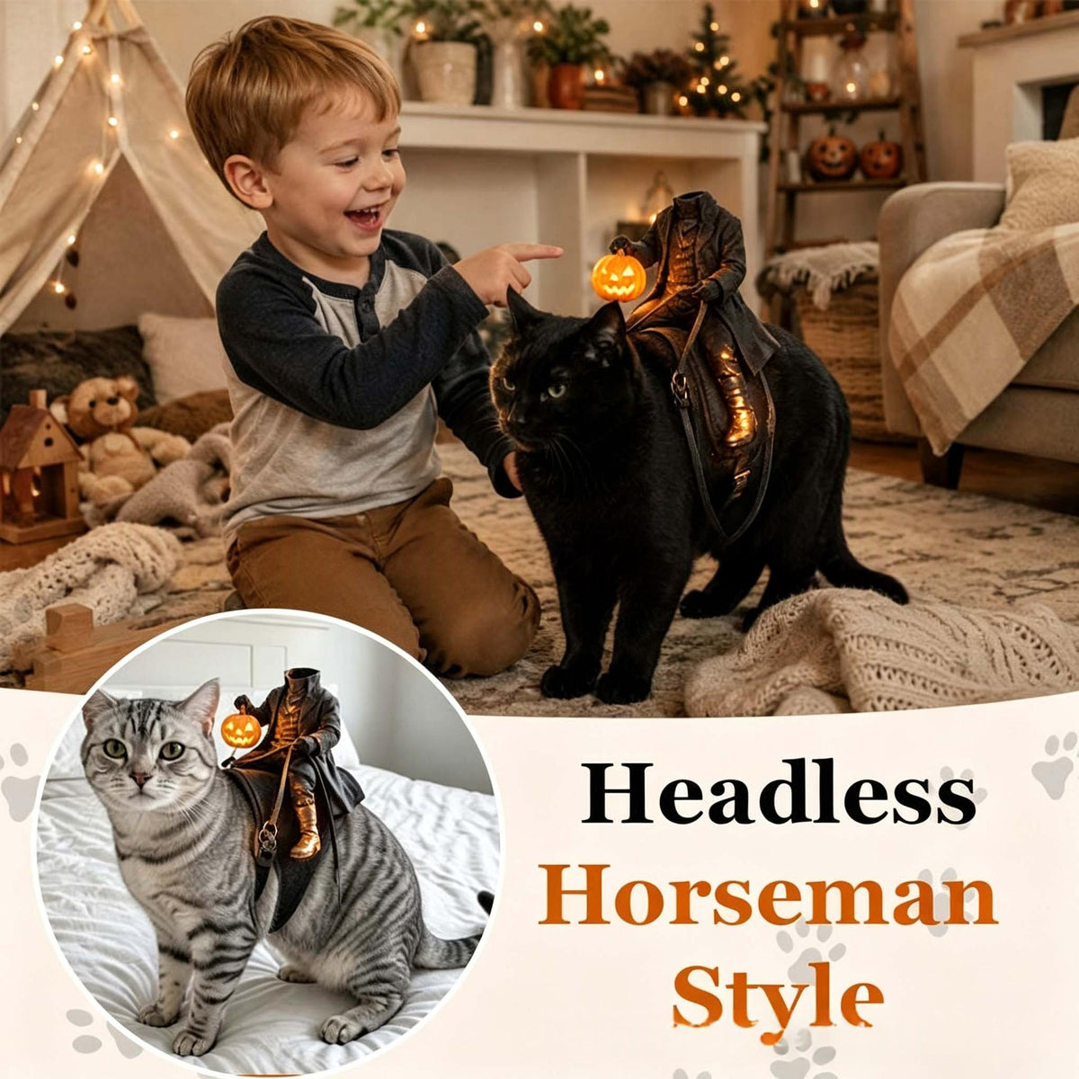 Headless Horseman Costume for Cats – Petoween