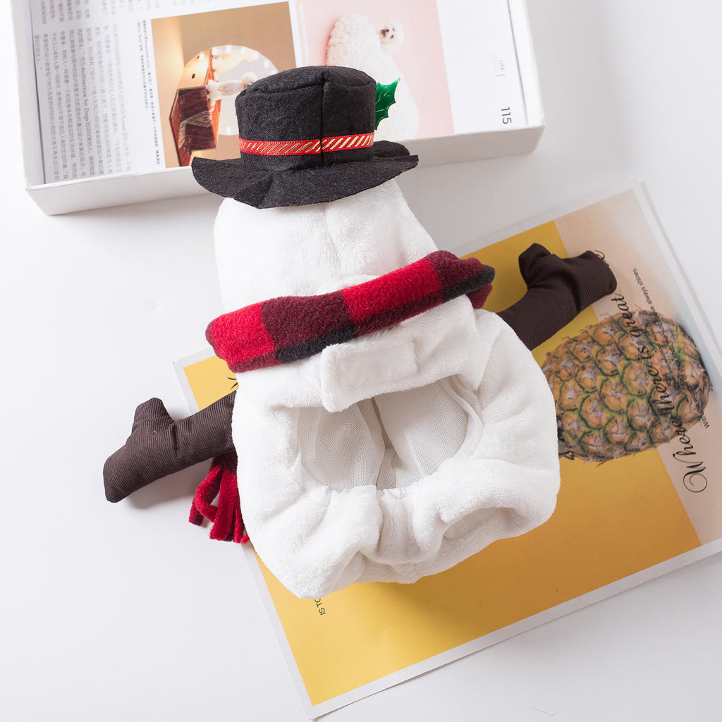 Snowman Costume for Cats & Dogs – Petoween (2)