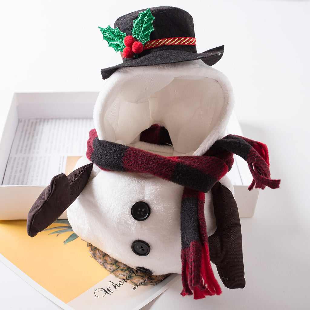 Snowman Costume for Cats & Dogs – Petoween (4)