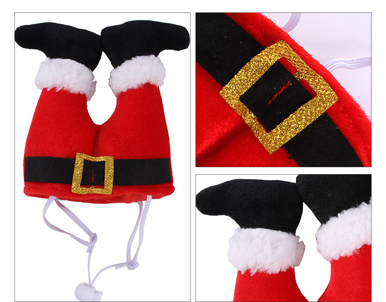 Santa Hat with Legs for Cats & Dogs – Petoween (6)