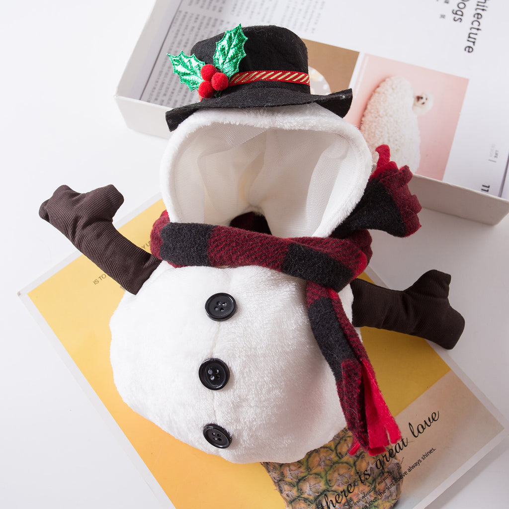 Snowman Costume for Cats & Dogs – Petoween (5)