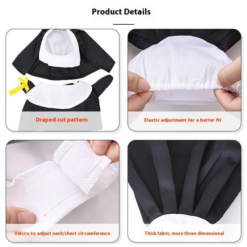Nun Costume for Cats & Dogs – Petoween (3)